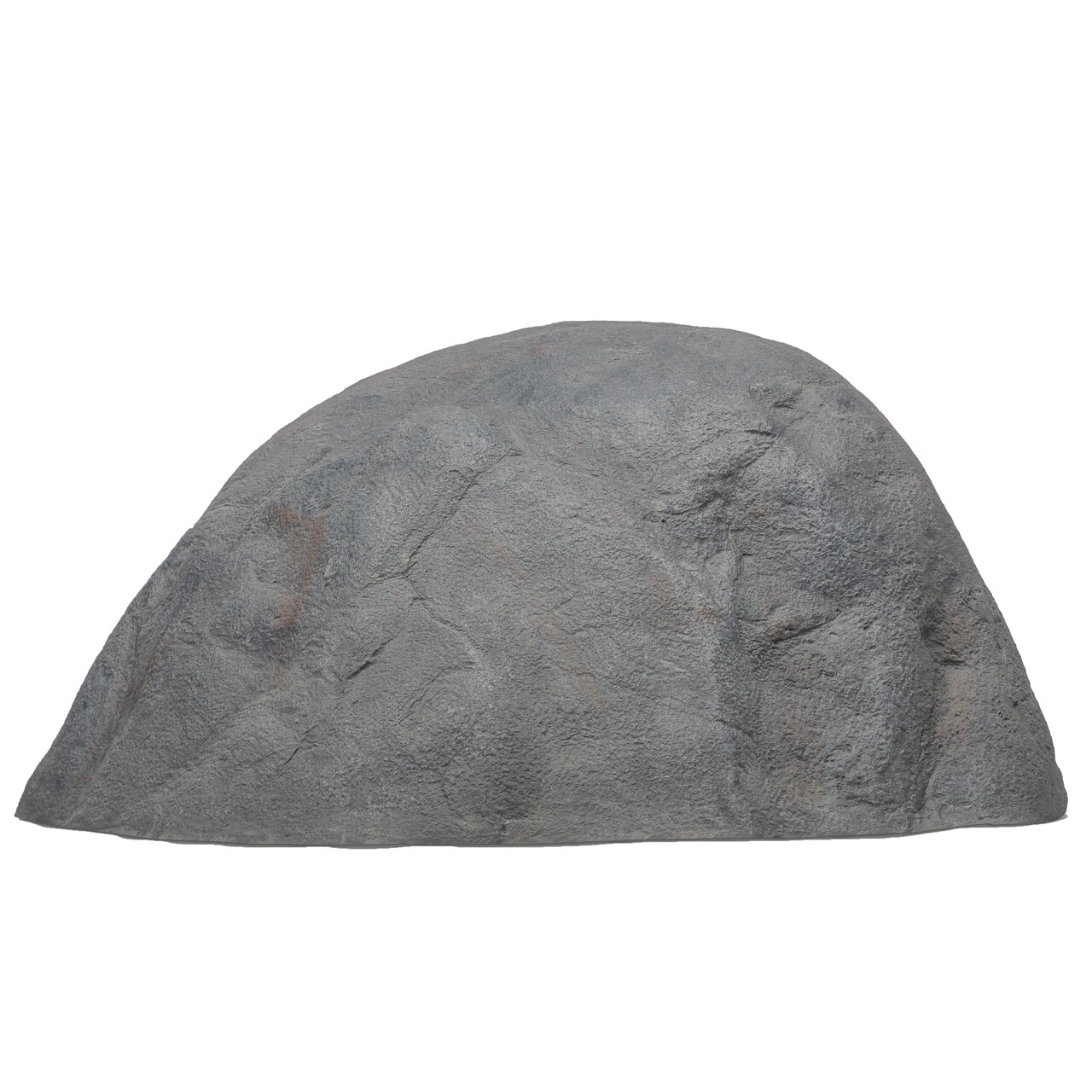 Decorative Outdoor Weather-Resistant Artistic Artificial Faux Stone Rock, Garden Patio Granite Grey Fiberglass Stone